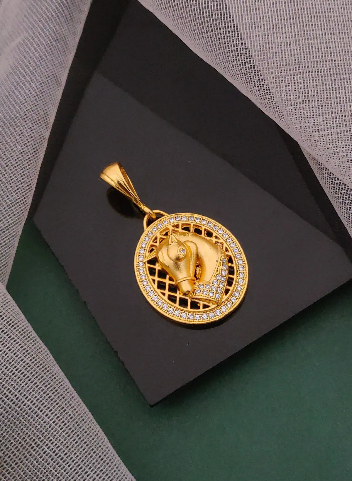 Horse in Round shape Pendant