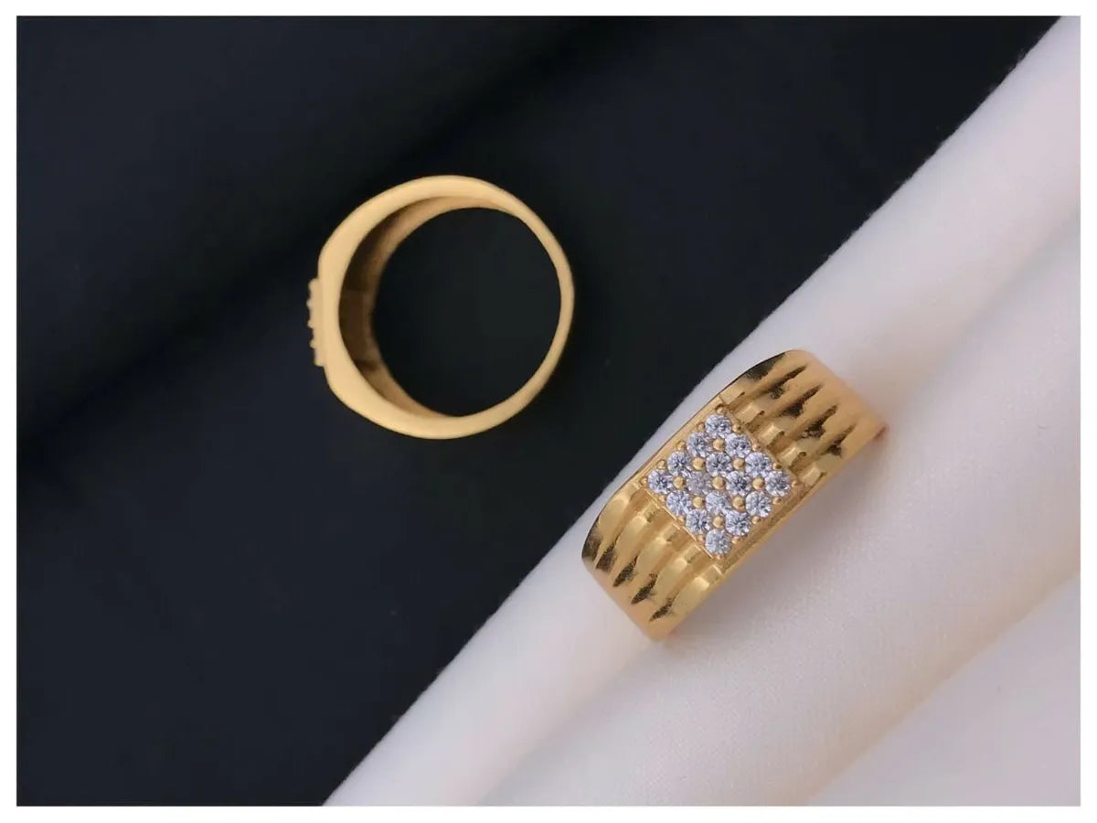 Classical styled Diamond Designer Ring for Men & Boys