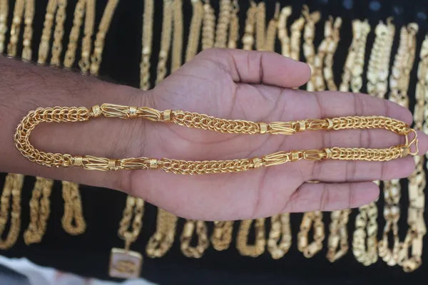 Elegant Best Quality Bahubali V2 Golden Chain for man