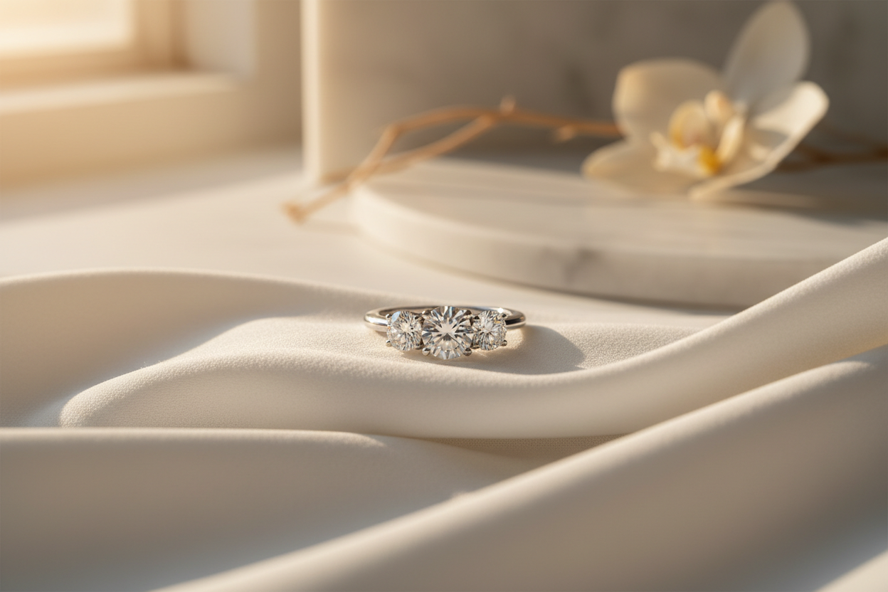 Three Stone Engagement Rings: Meaning, Styles & Buying Guide