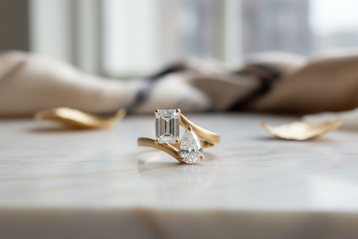 Toi et Moi Rings with Pear & Emerald Cut Diamonds: The Ultimate Style Guide