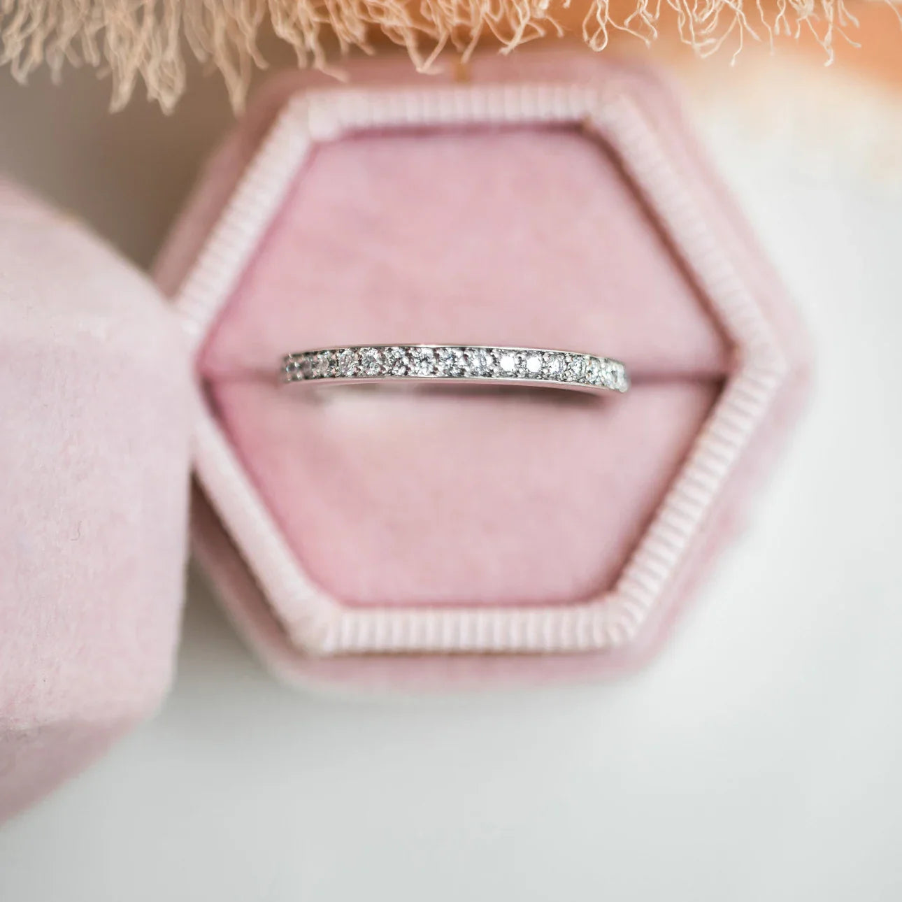 Channel Set Eternity Band, EF Color, VS Clarity, IGI Certified