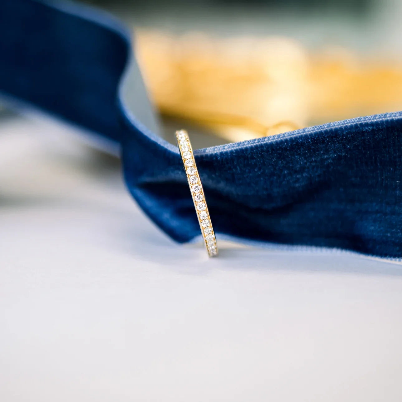 Channel Set Eternity Band, EF Color, VS Clarity, IGI Certified