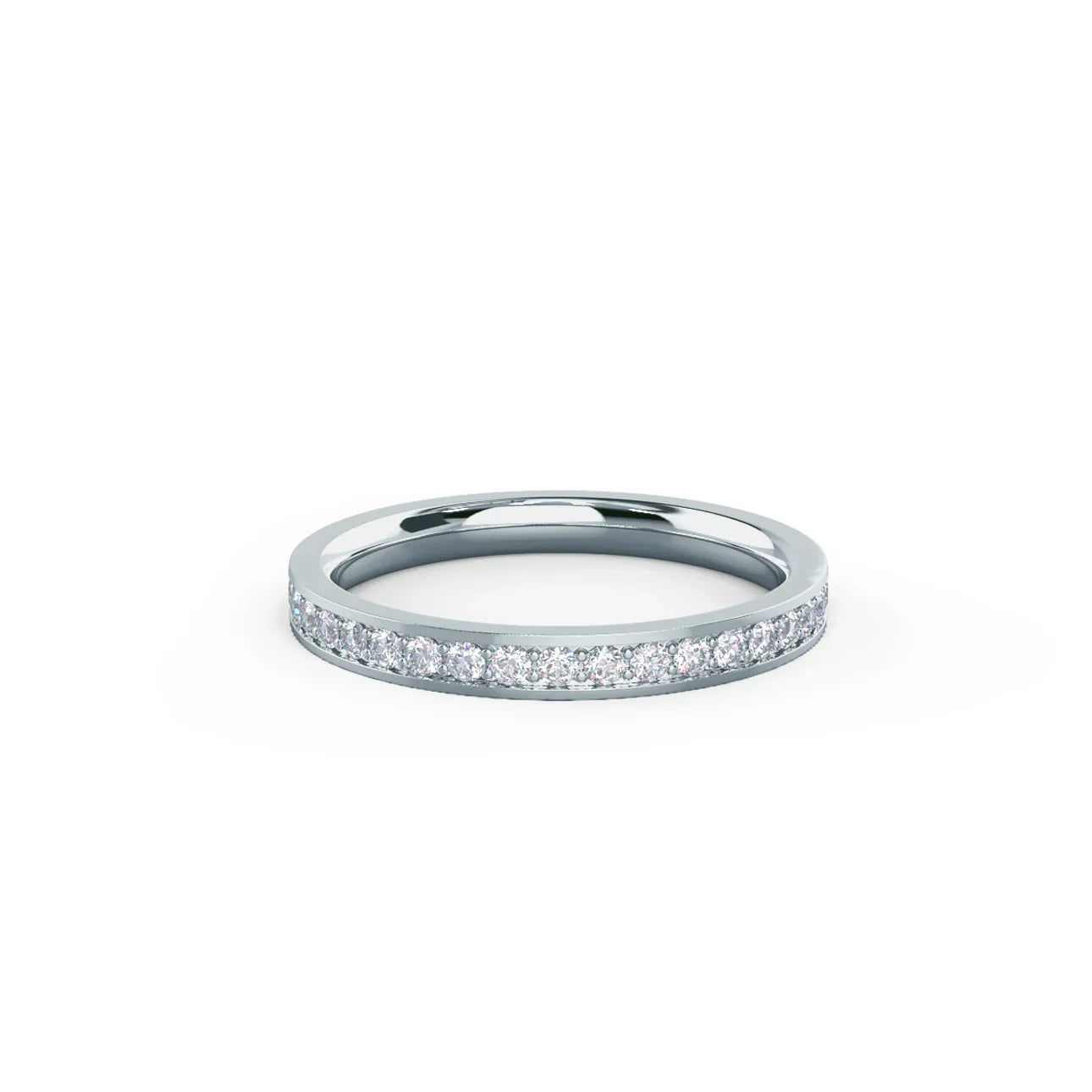 Channel Set Eternity Band, EF Color, VS Clarity, IGI Certified