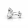 White :: timeless round diamond studs lab grown classic fine jewelry