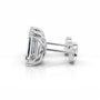 White :: round diamond earrings IGI certified lab grown fine jewelry