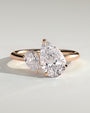 Rose :: Serentique 0.5ct and 1.25ct pear toi et moi lab grown diamond engagement ring IGI certified rose gold