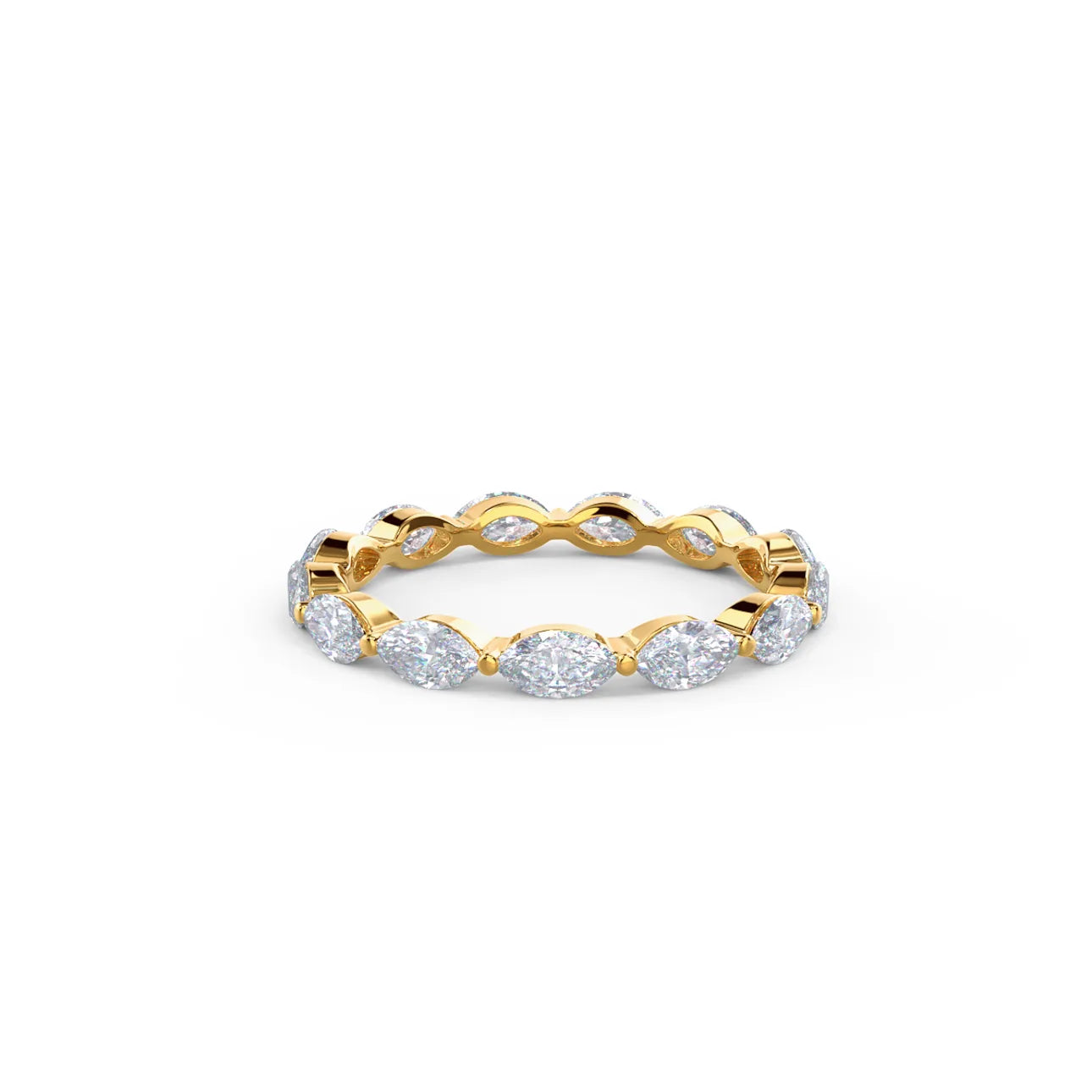 Marquise Lab Grown Diamond East - West Eternity Band, EF Color, VS Clarity, IGI Certificate