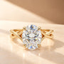 Common :: 1.50CT Oval Lab Grown Diamond Solitaire Engagement Ring