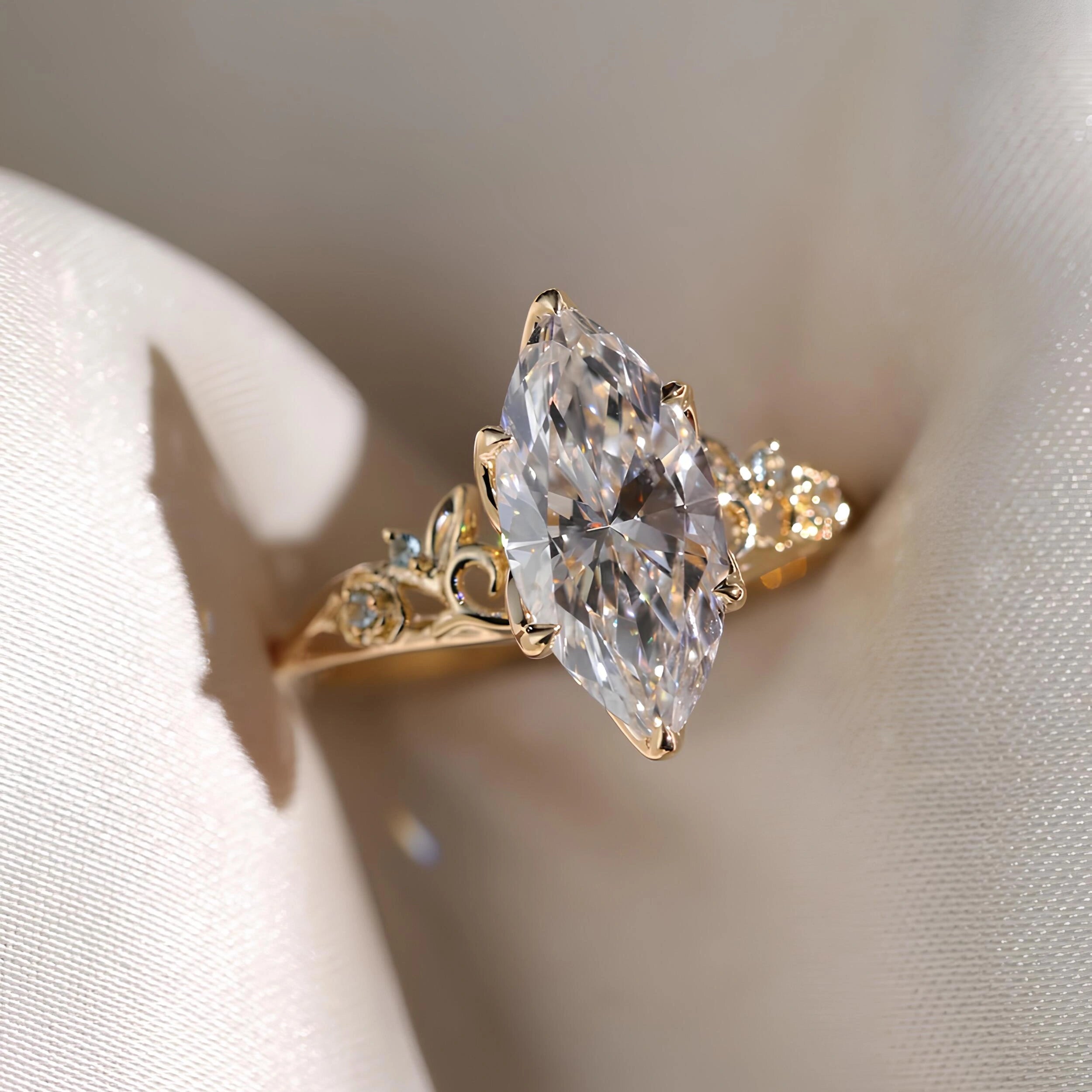 Marquise Engagement Rings