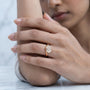 Common :: D color VVS1 pear lab grown diamond solitaire ring