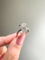 Common :: Unii Jewels 1.35ct round cut lab grown diamond solitaire engagement ring