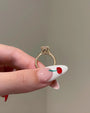 Common :: IGI certified round cut lab grown diamond solitaire ring