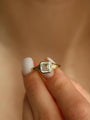 Common :: IGI certified Asscher diamond engagement ring by Unii Jewels