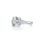 Common :: IGI certified 3.29ct round diamond three stone engagement ring in gold by Unii Jewels