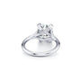 Common :: Haloria radiant cut lab diamond ring prong setting macro product photo