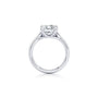 Common :: IGI certified 2.1ct radiant diamond engagement ring in gold detailed shot
