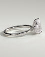 White :: elegant 0.5ct pear 1.25ct pear lab grown diamond toi et moi ring white gold sleek style