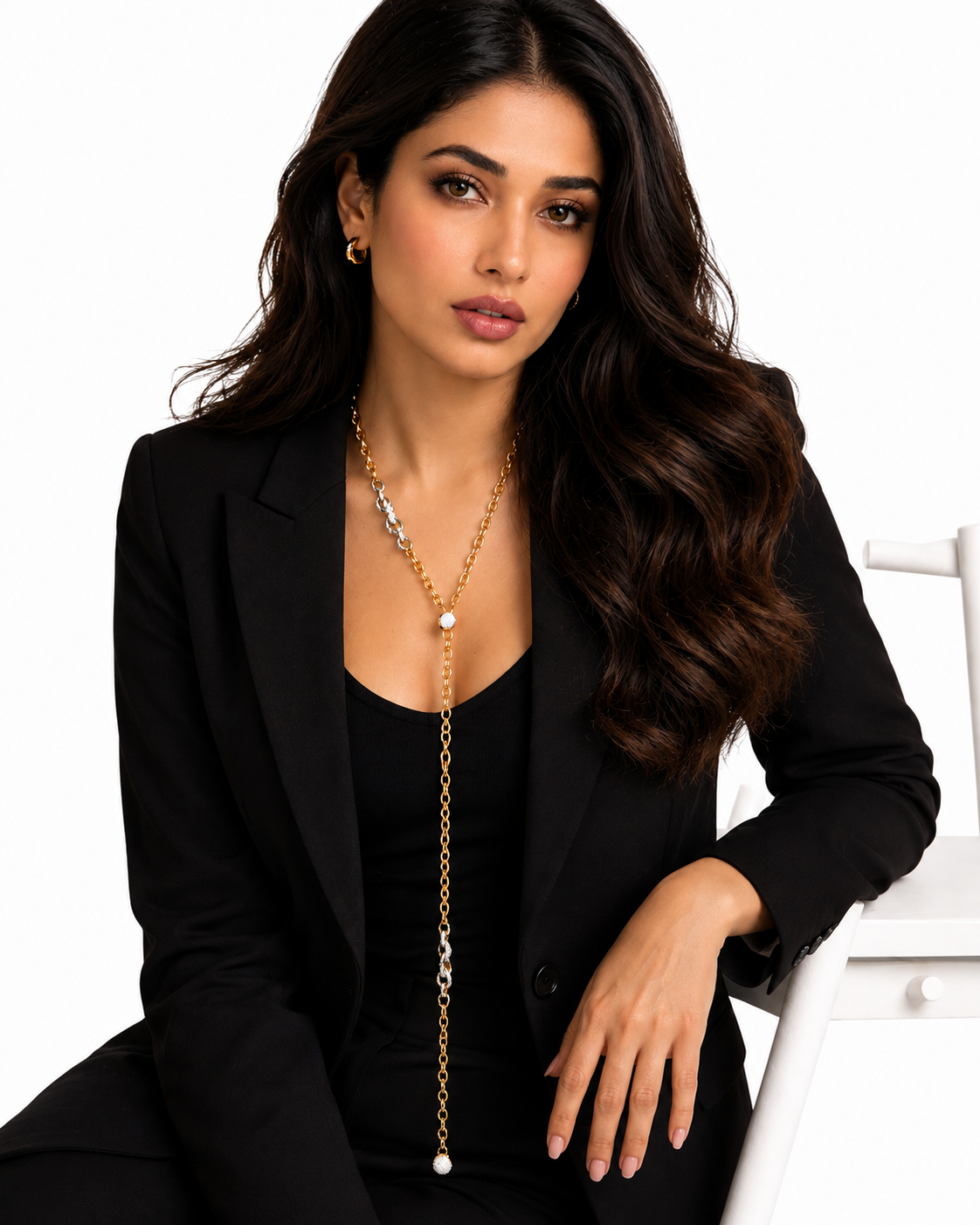 Common :: Unisex 17 CTW lab grown diamond statement necklace