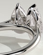 White :: high end 1.8ct pear marquise lab grown diamond toi et moi ring white gold luxury engagement ring