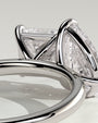 White :: high end pear princess lab grown diamond toi et moi ring white gold luxury engagement ring