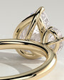 Yellow :: high end 0.5ct pear 1.25ct pear lab diamond engagement ring yellow gold luxury jewelry