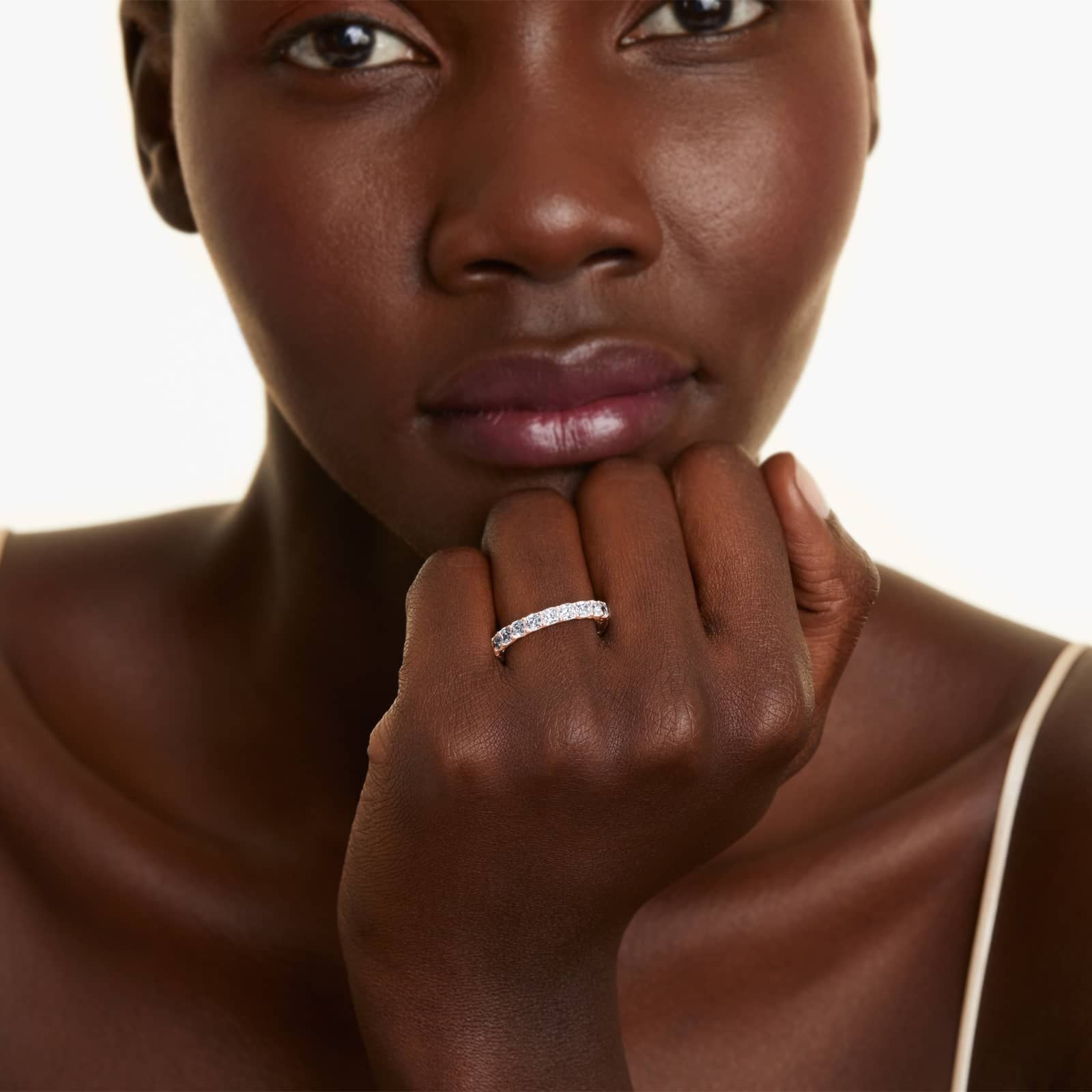 Cushion Cut Lab Grown Diamond Eternity Ring, EF Color, VS Clarity, IGI Certified