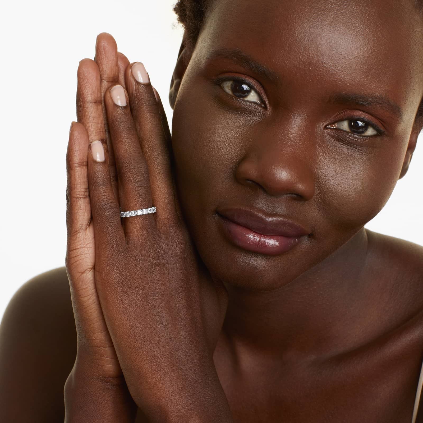 Cushion Cut Lab Grown Diamond Eternity Ring, EF Color, VS Clarity, IGI Certified