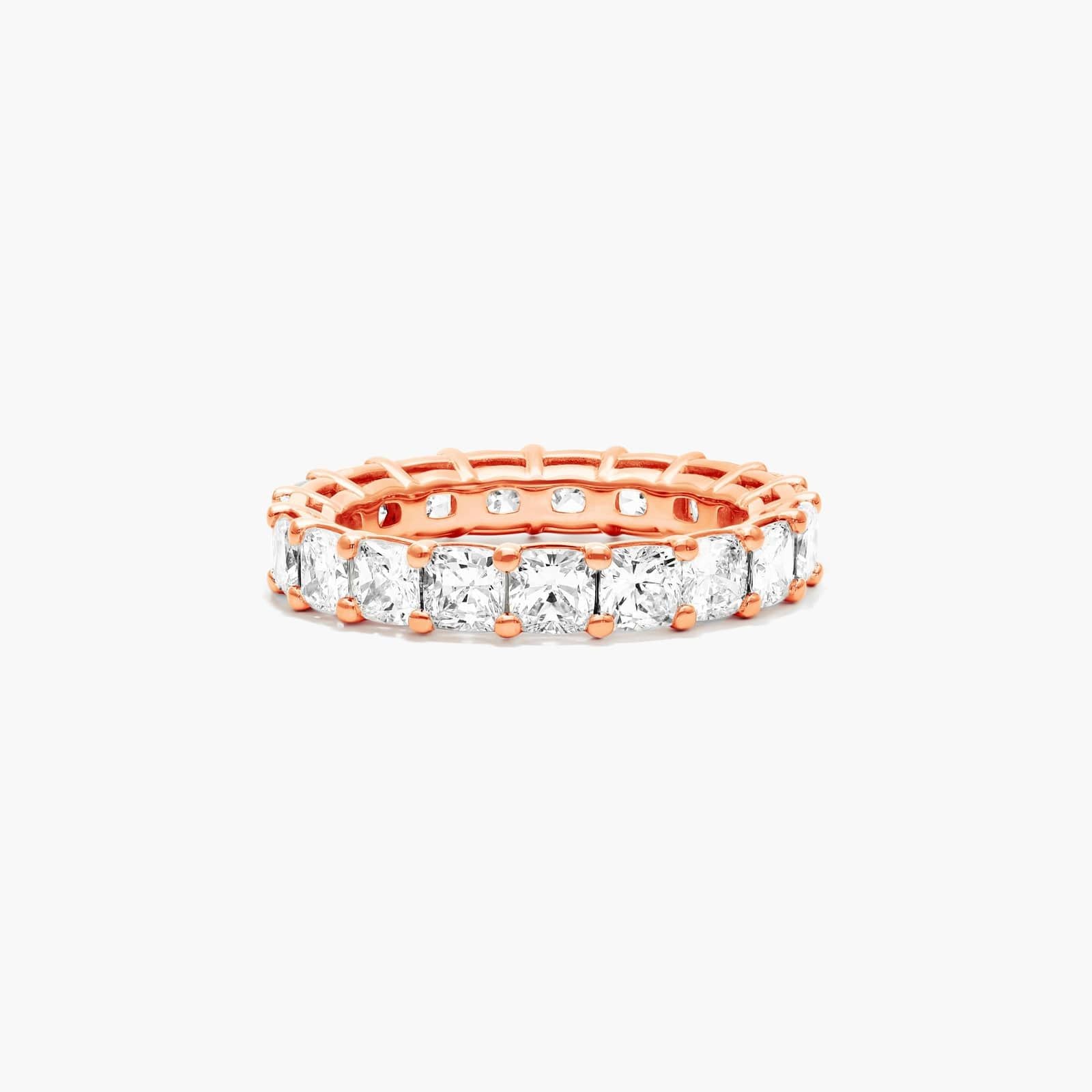 Cushion Cut Lab Grown Diamond Eternity Ring, EF Color, VS Clarity, IGI Certified