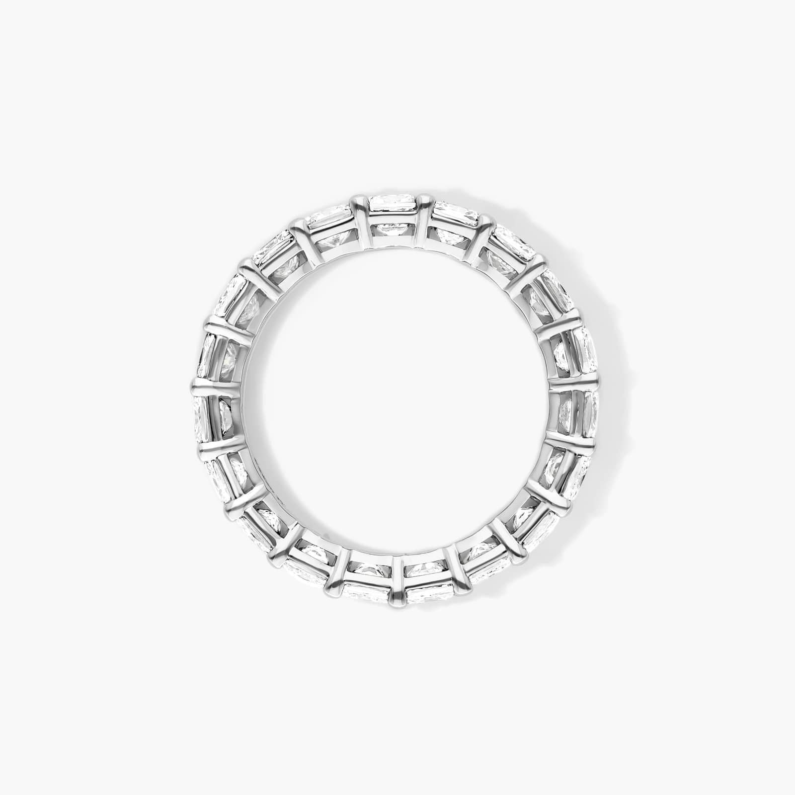 Cushion Cut Lab Grown Diamond Eternity Ring, EF Color, VS Clarity, IGI Certified