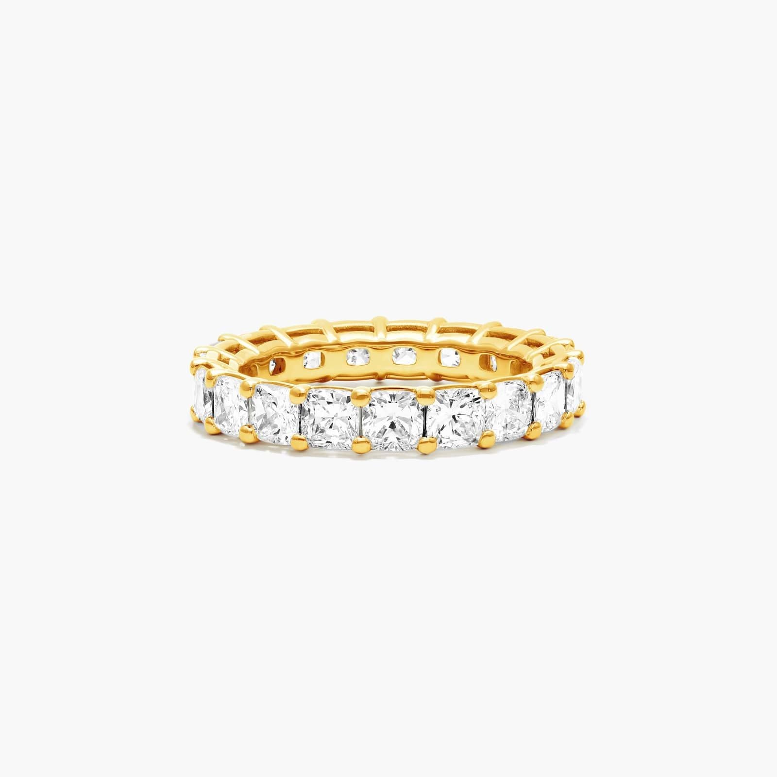 Cushion Cut Lab Grown Diamond Eternity Ring, EF Color, VS Clarity, IGI Certified