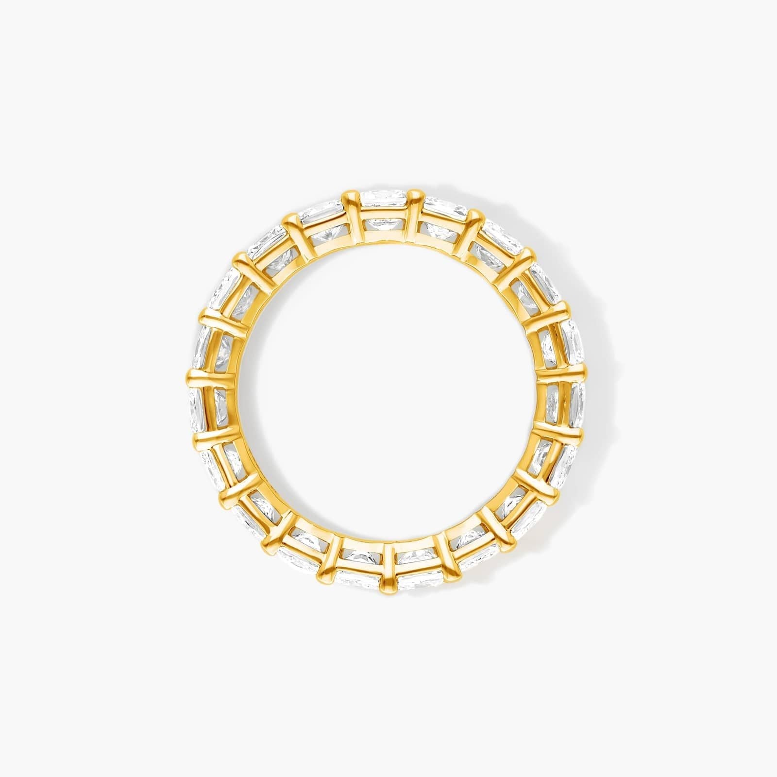 Cushion Cut Lab Grown Diamond Eternity Ring, EF Color, VS Clarity, IGI Certified