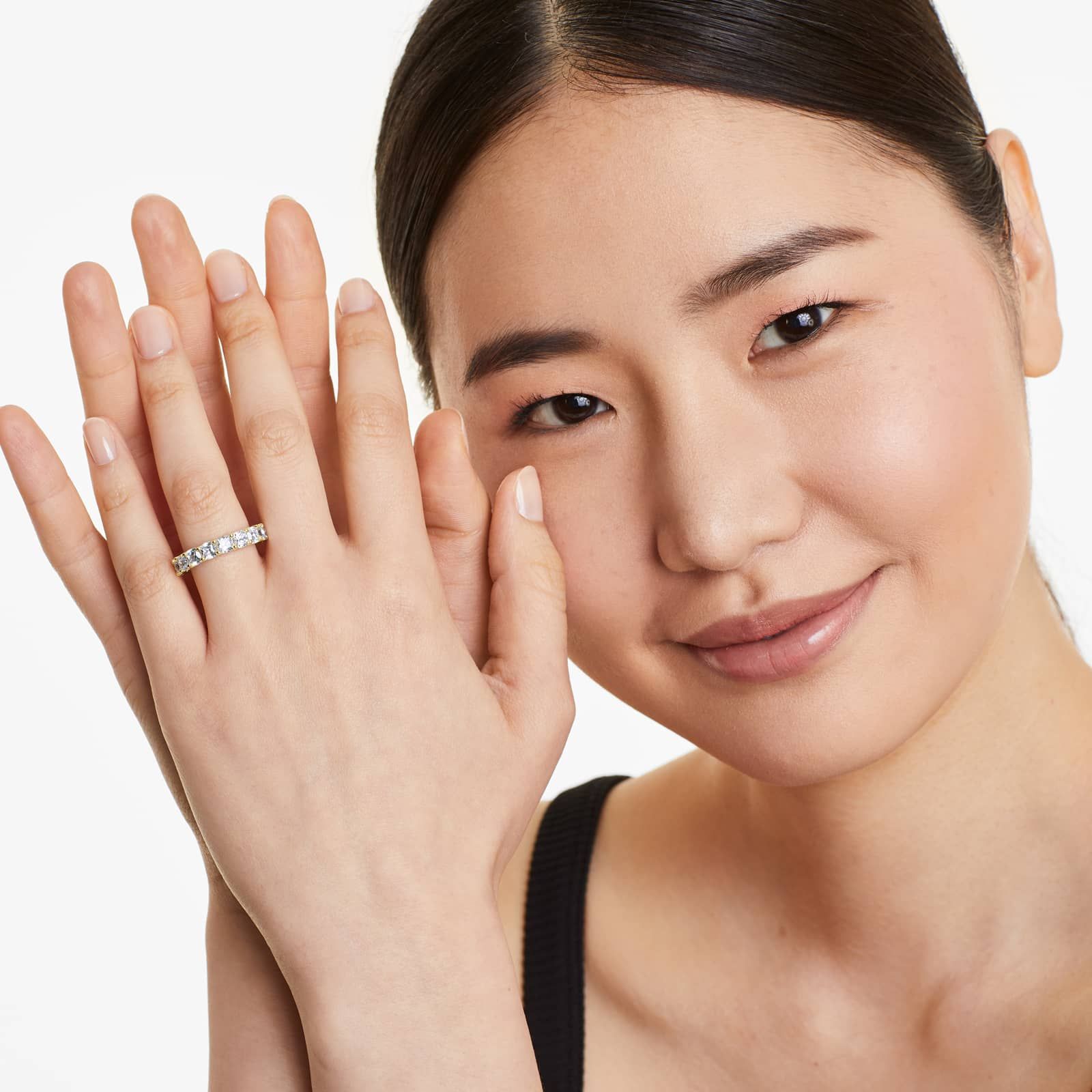 Cushion Cut Lab Grown Diamond Eternity Ring, EF Color, VS Clarity, IGI Certified