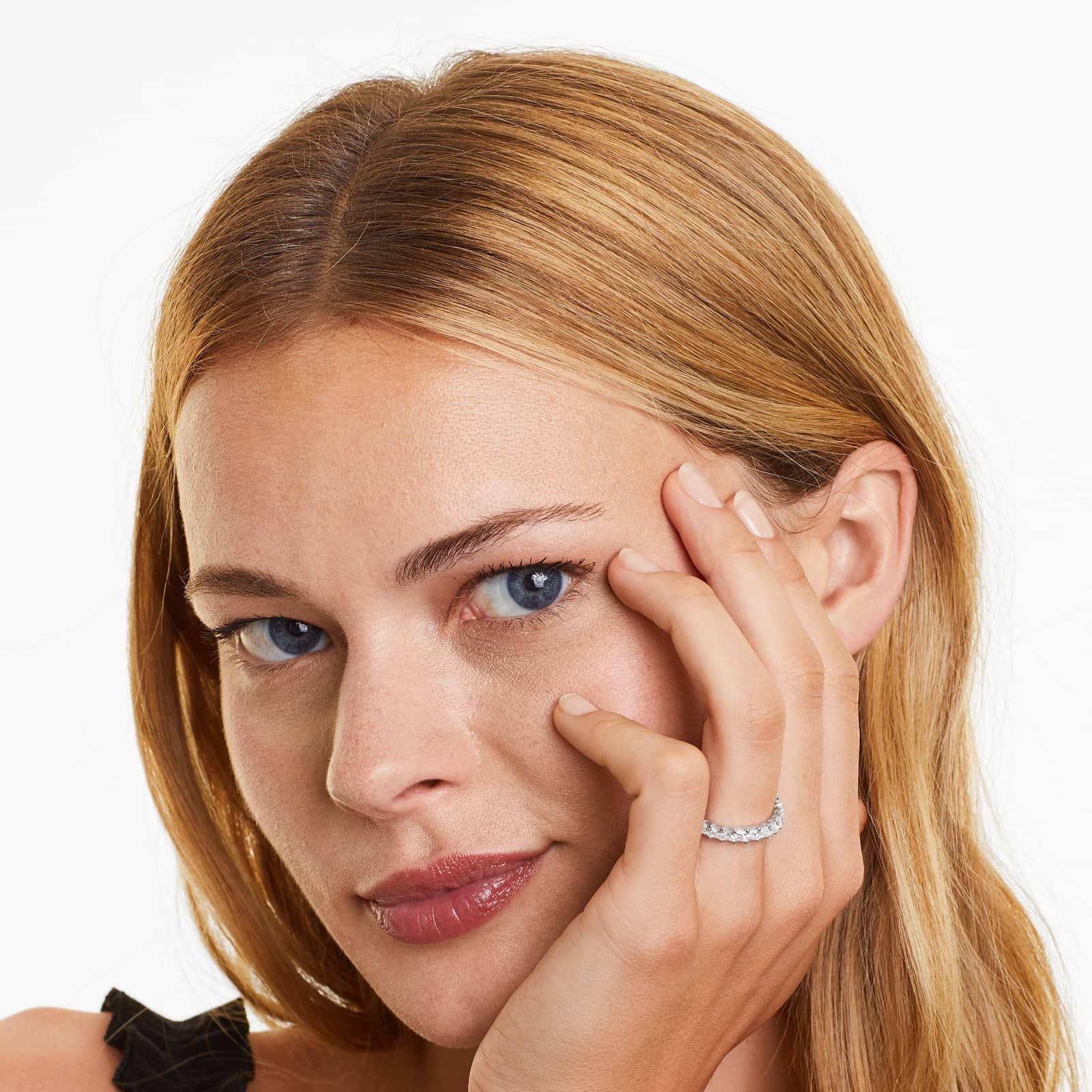 Princess Cut Lab Grown Diamond Eternity Ring, EF Color, VS Clarity, IGI Certified