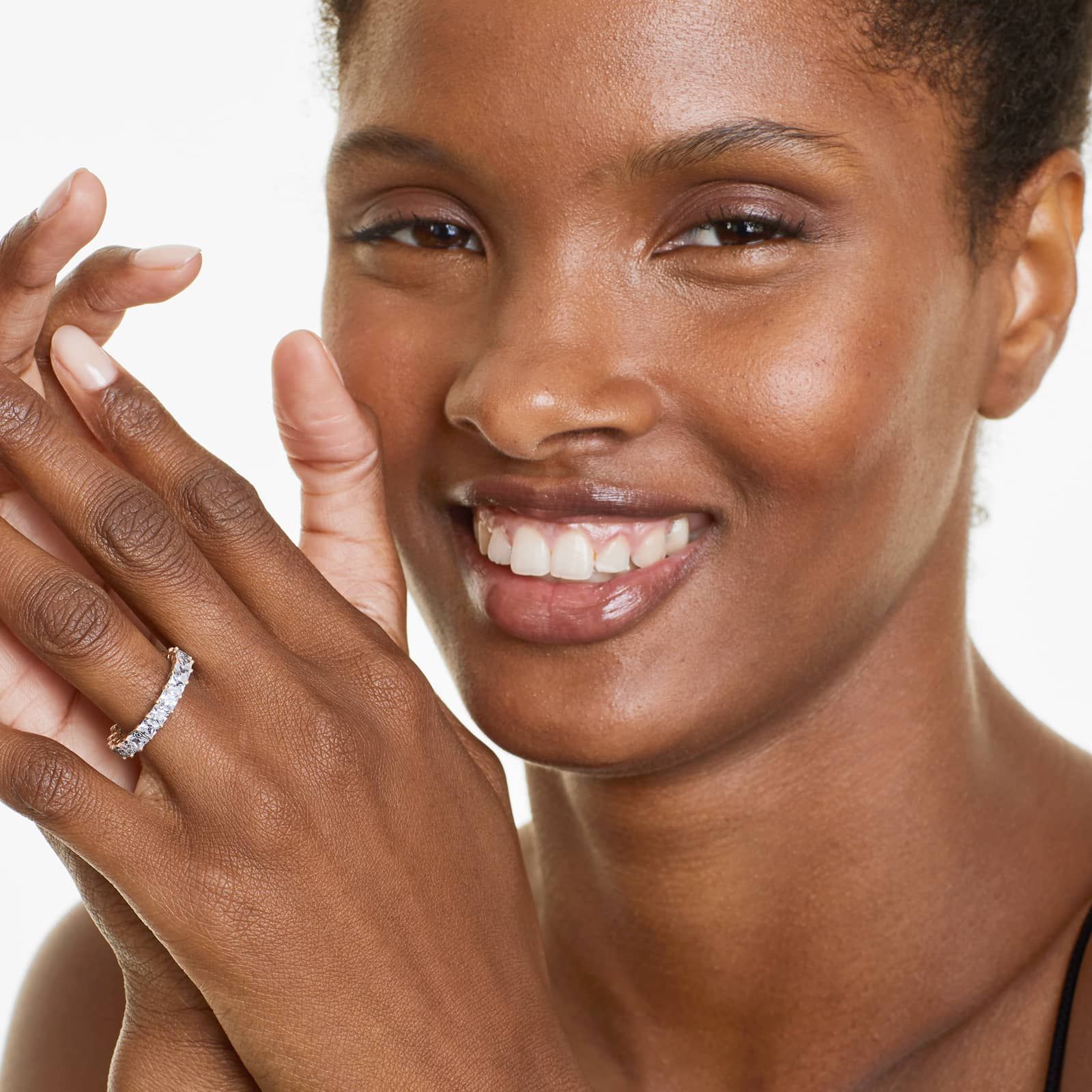 Princess Cut Lab Grown Diamond Eternity Ring, EF Color, VS Clarity, IGI Certified