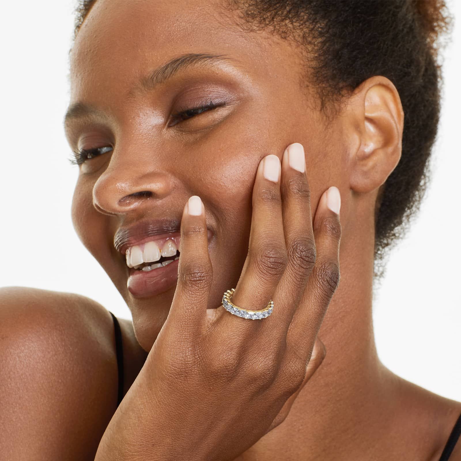 Princess Cut Lab Grown Diamond Eternity Ring, EF Color, VS Clarity, IGI Certified