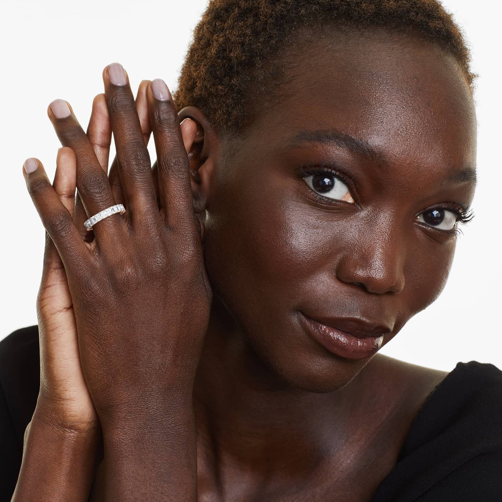 Radiant Cut Lab Grown Diamond Eternity Ring, EF Color, VS Clarity, IGI Certified