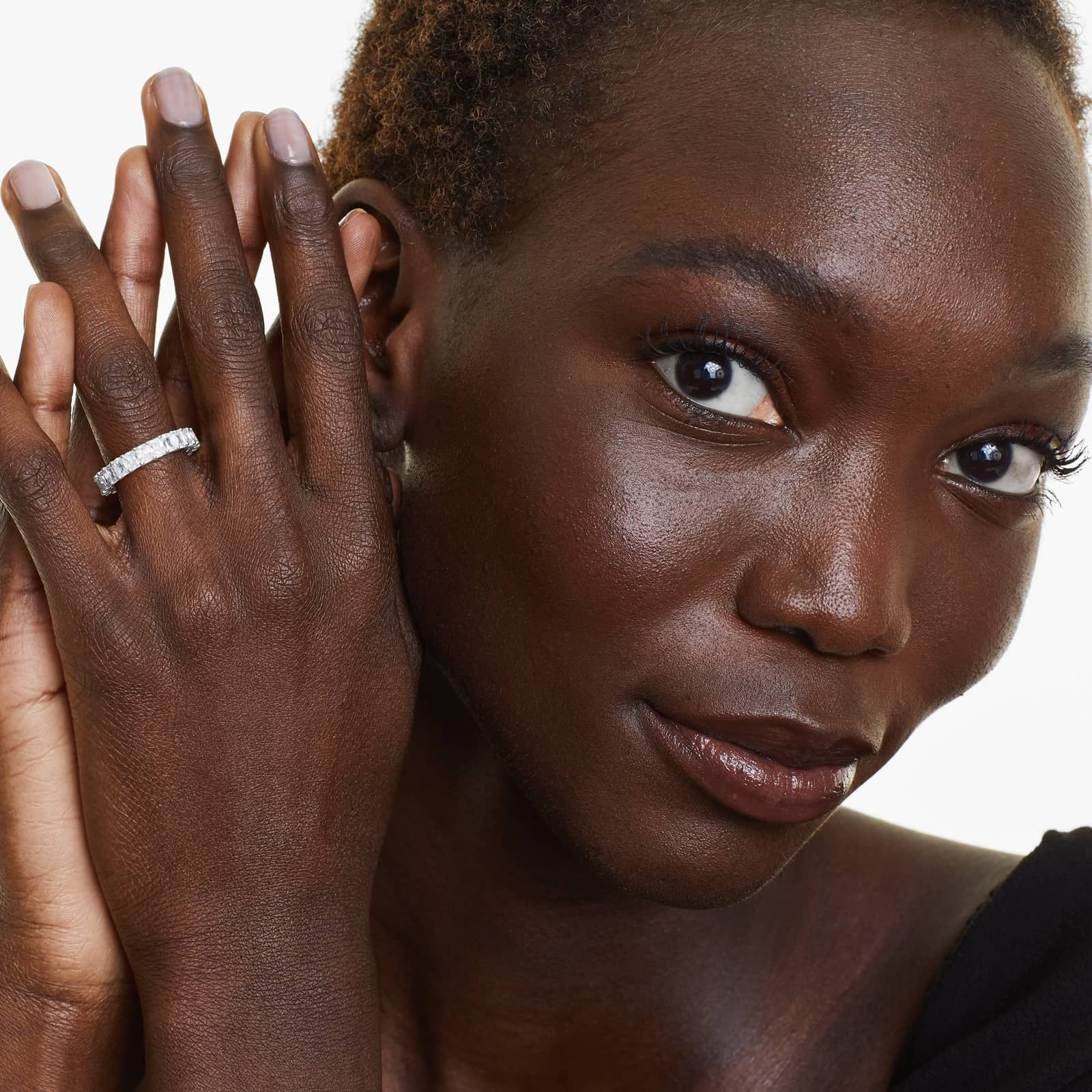 Radiant Cut Lab Grown Diamond Eternity Ring, EF Color, VS Clarity, IGI Certified