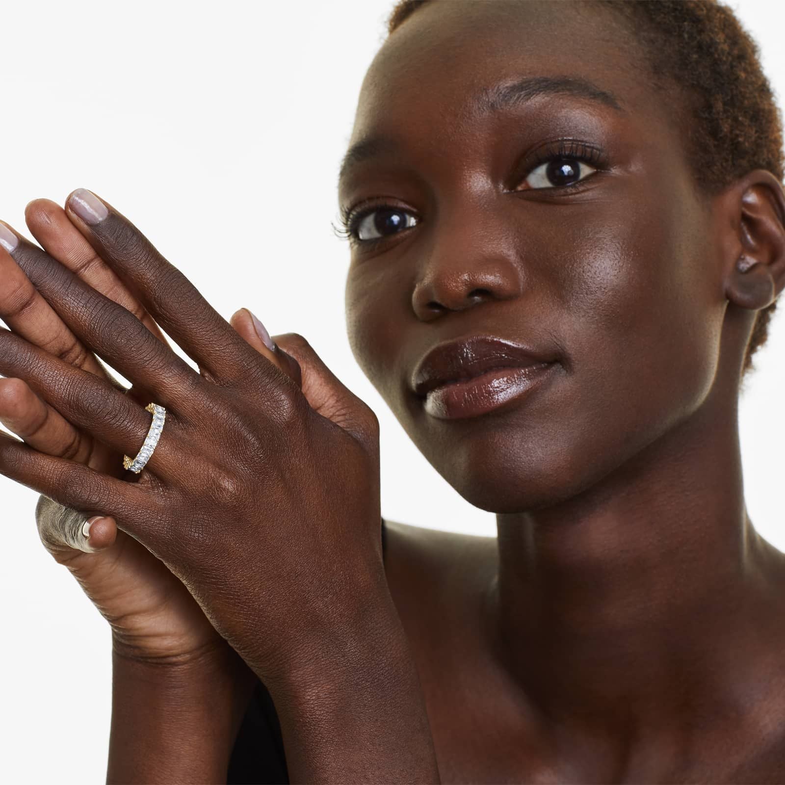 Radiant Cut Lab Grown Diamond Eternity Ring, EF Color, VS Clarity, IGI Certified