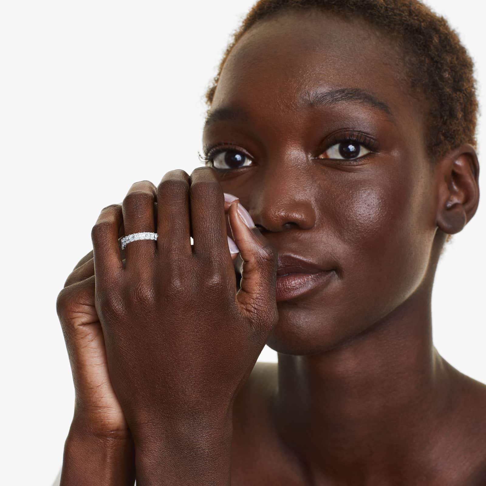 Radiant Cut Lab Grown Diamond Eternity Ring, EF Color, VS Clarity, IGI Certified