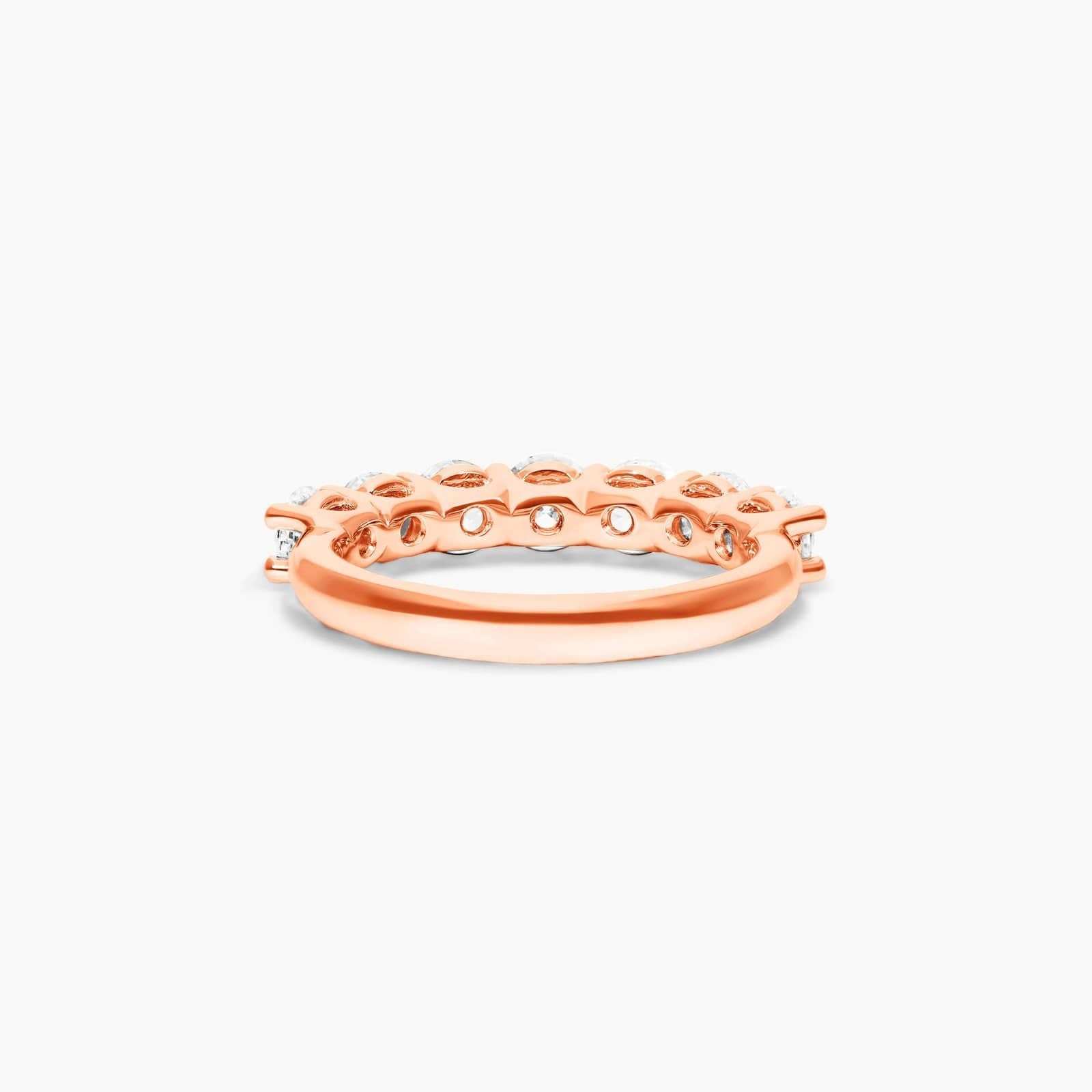 Seven Stone Low Dome Basket Lab Diamond Ring