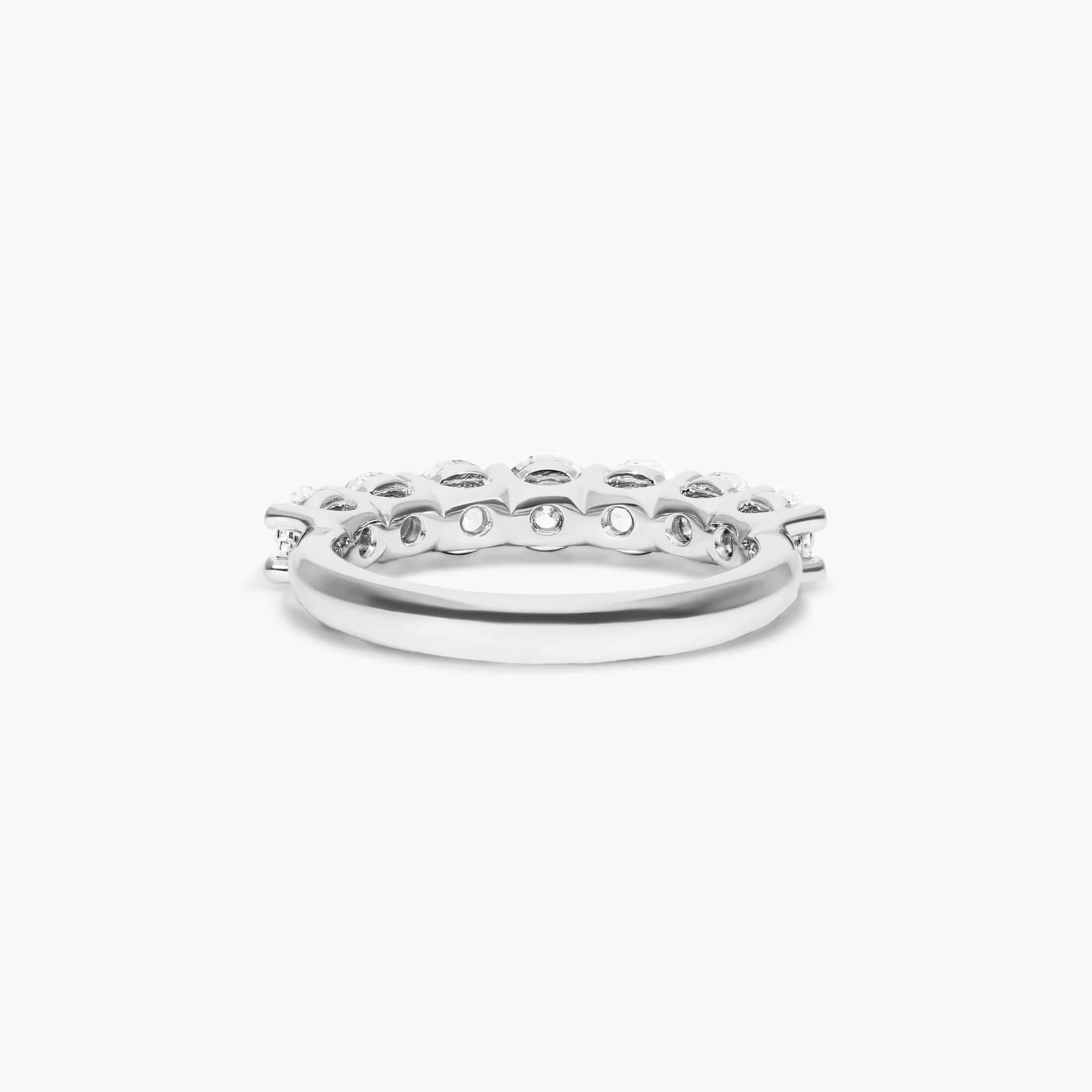 Seven Stone Low Dome Basket Lab Diamond Ring