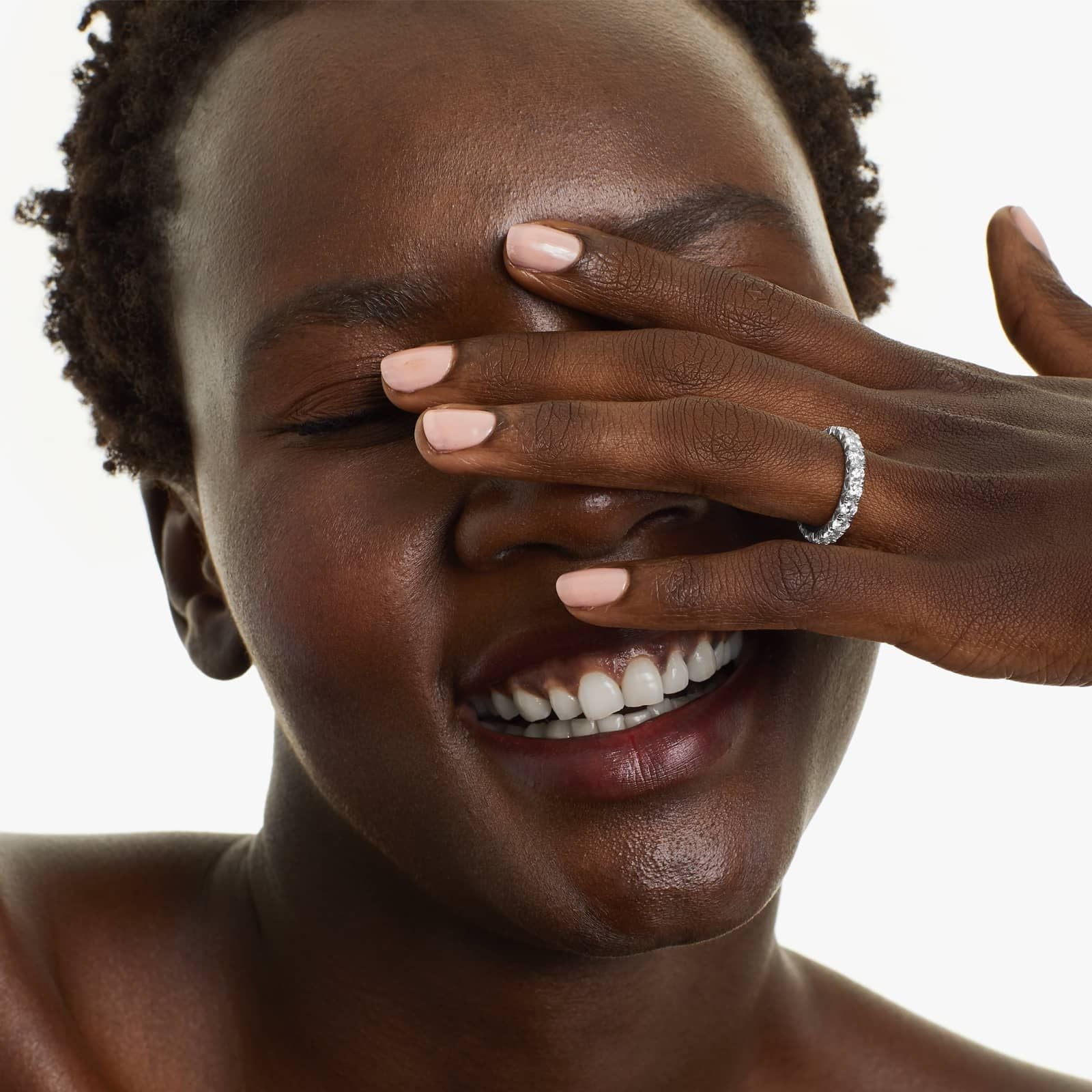 French Pavé Round Lab Grown Diamond Eternity Band | EF Color, VS Clarity | IGI Certified | 1.00tcw – 3.00tcw | 14k/18k Gold