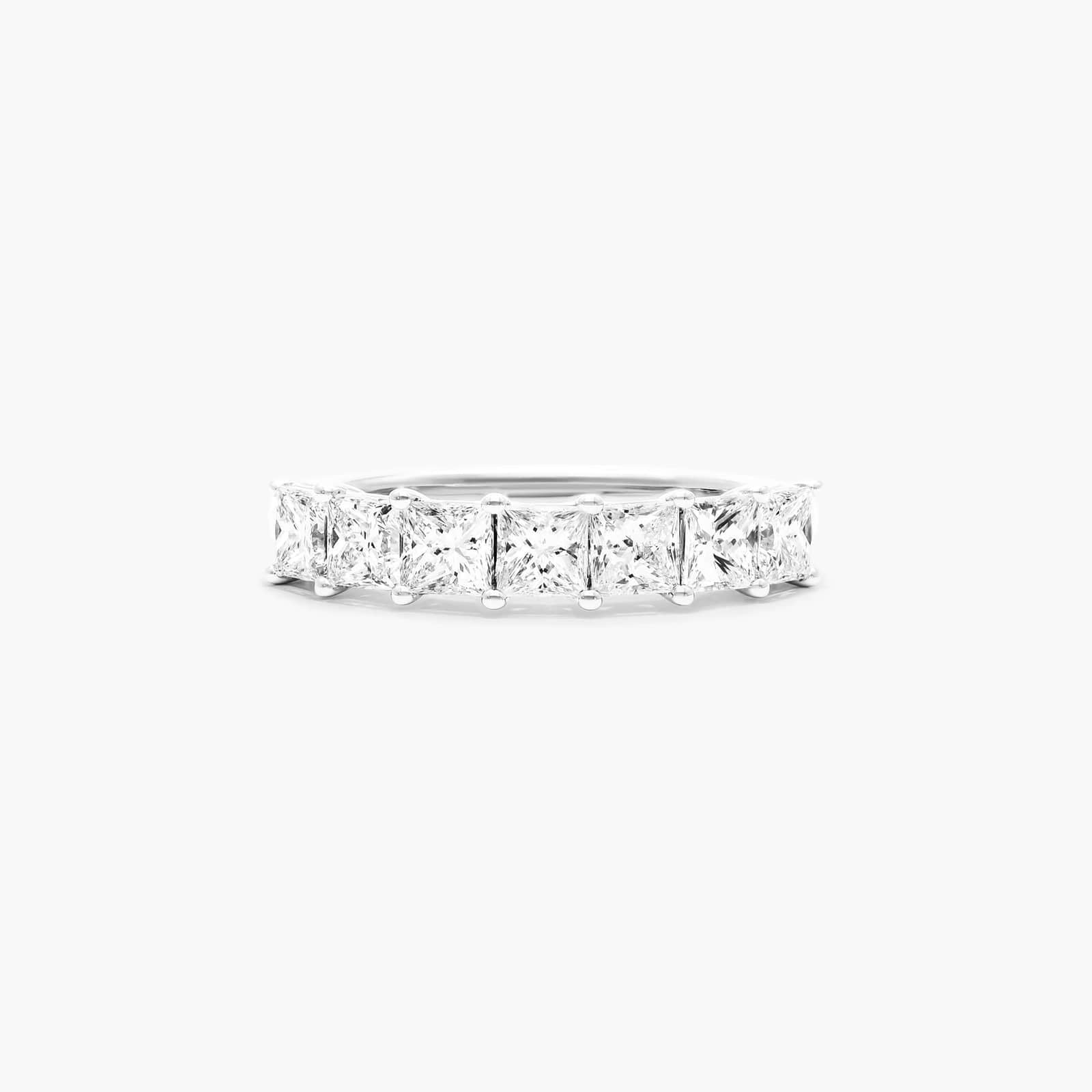 Seven Stone Princess Cut Diamond Ring
