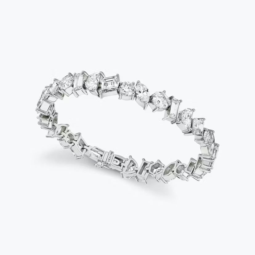 Multi Lab Grown Diamond Illuminate Bracelet, EF Color , VS Clarity , IGI Certificate