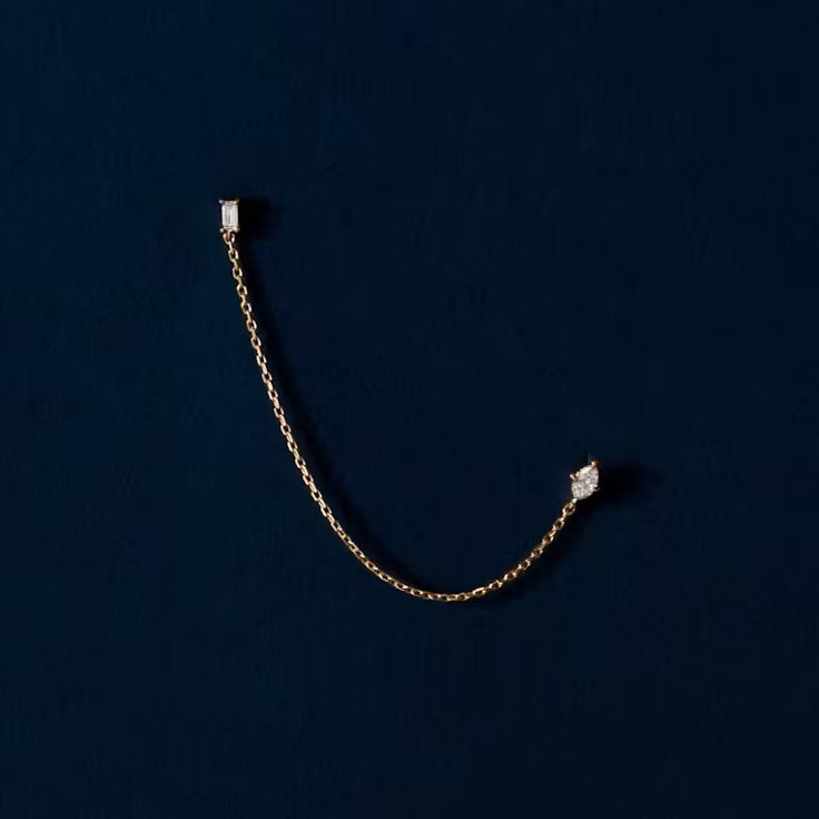 0.28CTW Shooting Star Diamond Earrings | Marquise, Baguette & Round Brilliant Lab Diamonds | IGI Certified