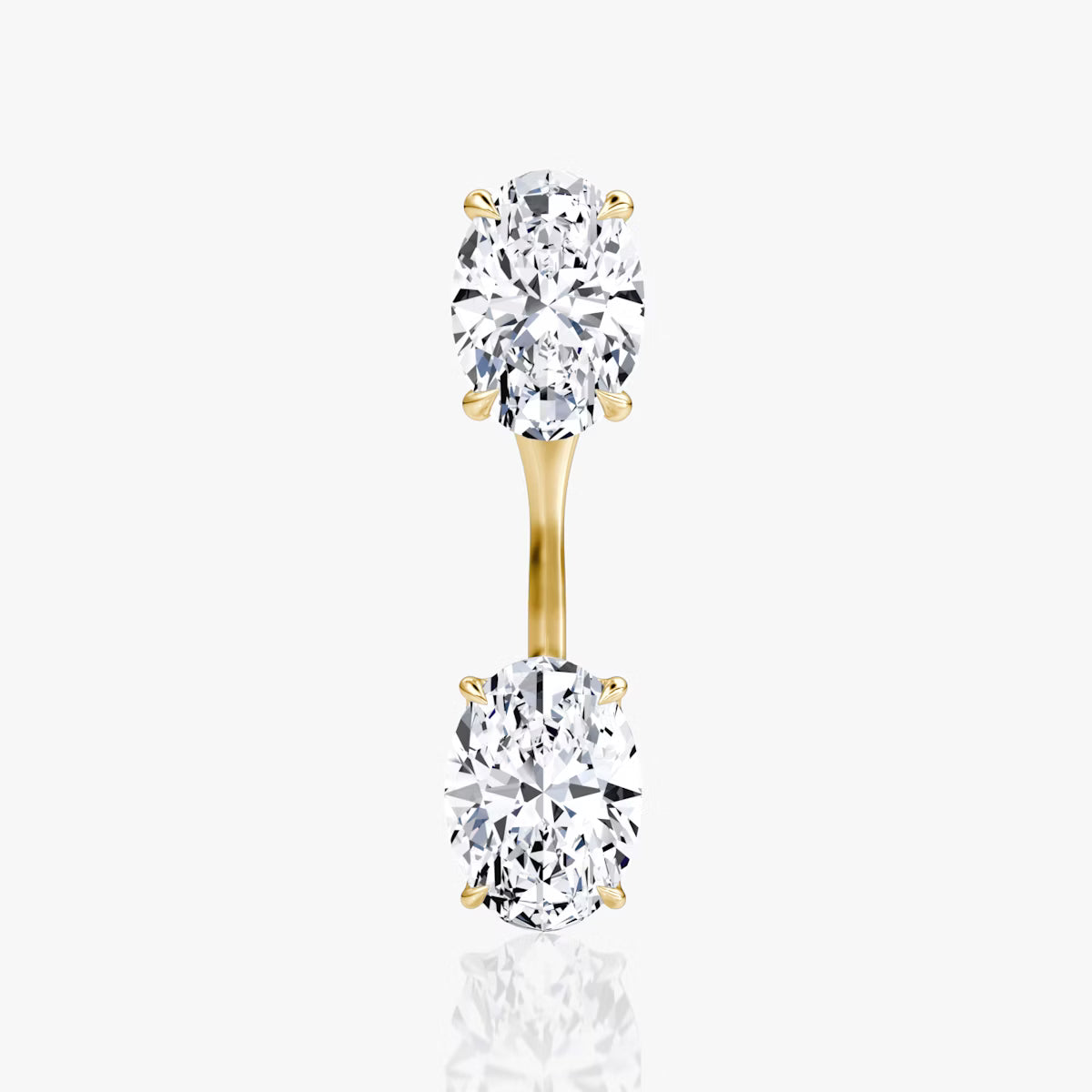 2.00ct Lab Grown Diamond Solitaire Stud & Drop Ear Jacket |IGI Certified