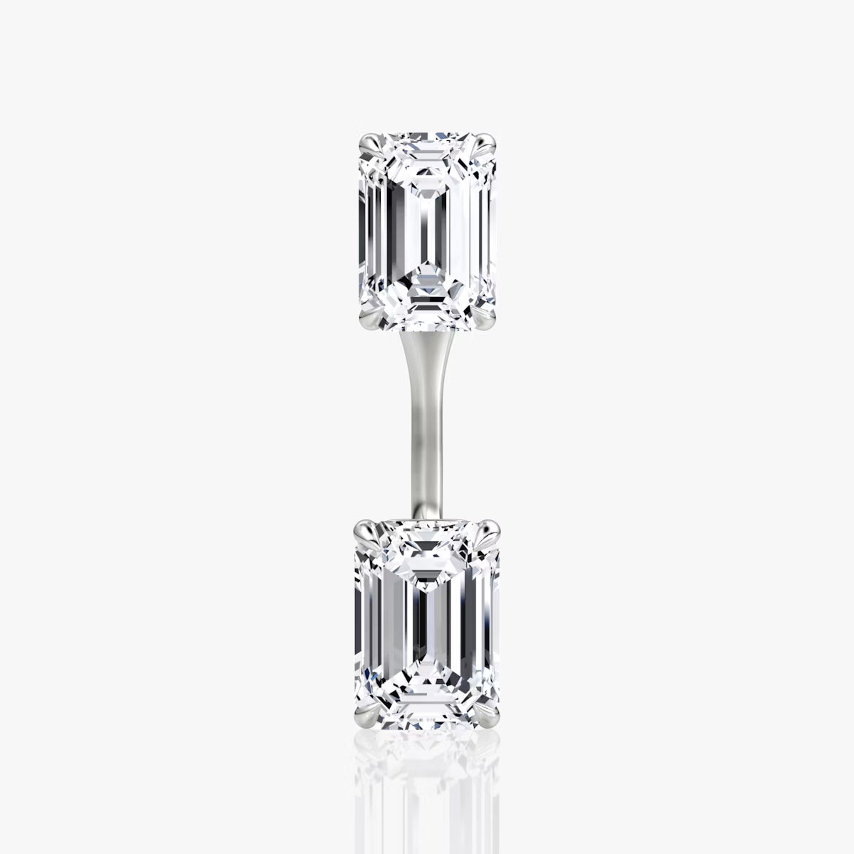 2.00ct Lab Grown Diamond Solitaire Stud & Drop Ear Jacket |IGI Certified