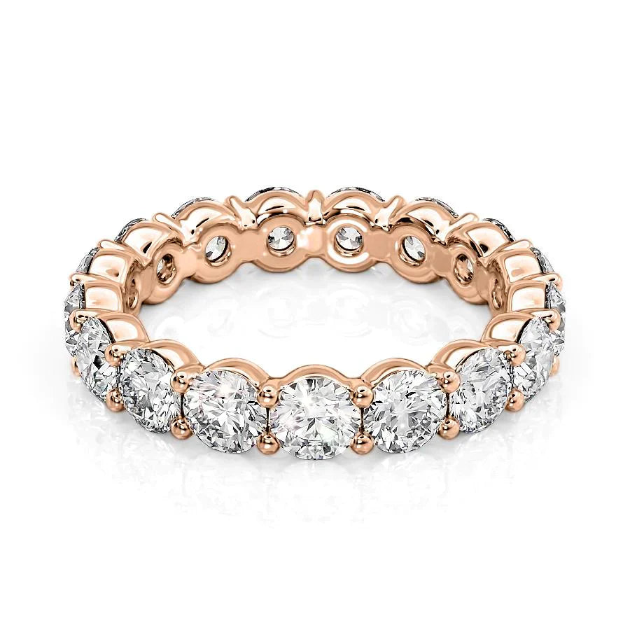 Round Lab Grown Diamond Classic look Eternity Band, EF Color, VS Clarity, IGI Certified Ring