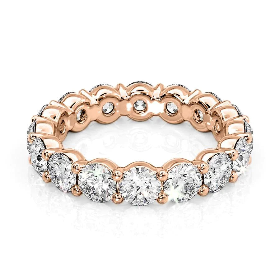 Round Lab Grown Diamond Classic look Eternity Band, EF Color, VS Clarity, IGI Certified Ring